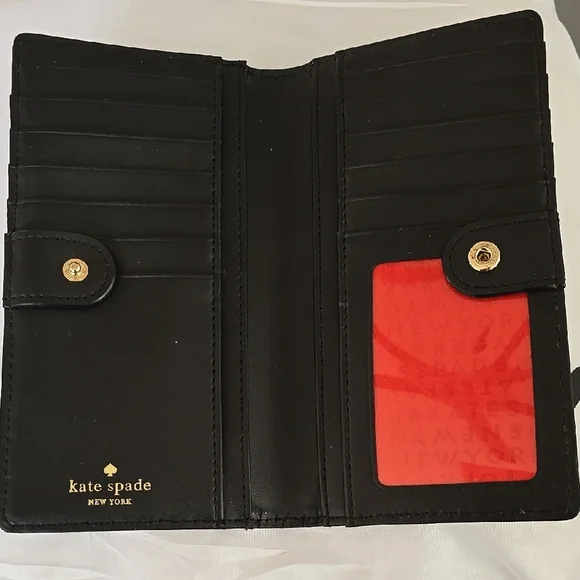 Kate Spade Black Polka Dot Wallet - Picture 3 of 9